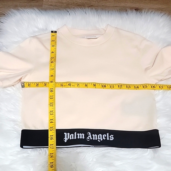 Palm Angels | Logo Underband Cropped T Shirt - Picture 9 of 11